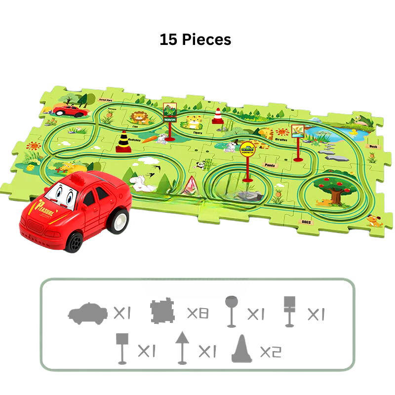 PuzzleRacer™ Car Track Set