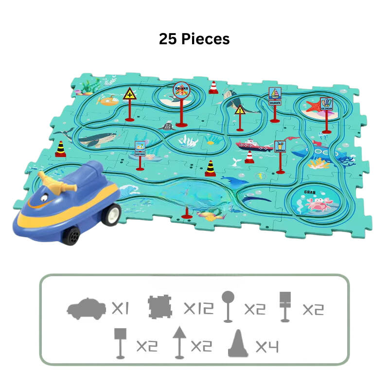 PuzzleRacer™ Car Track Set
