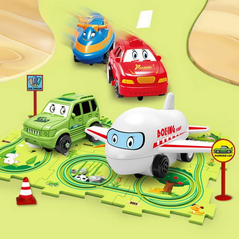 PuzzleRacer™ Car Track Set