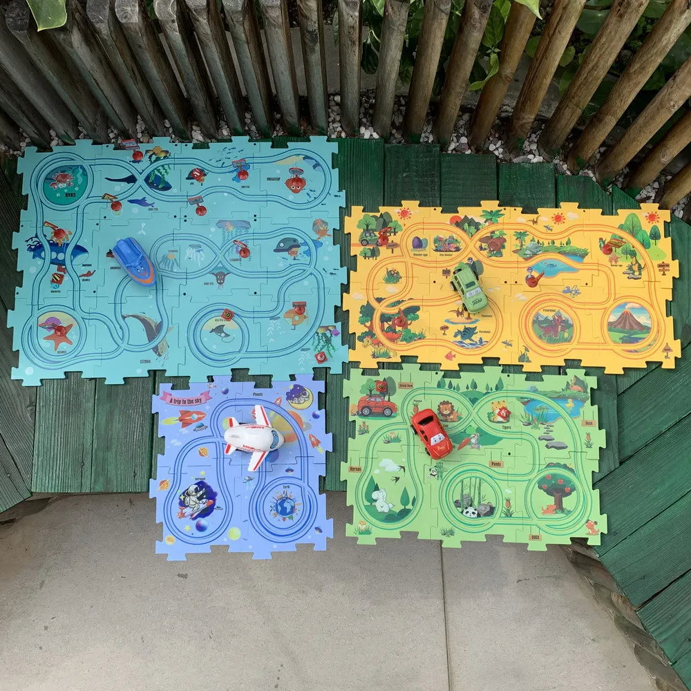 PuzzleRacer™ Car Track Set