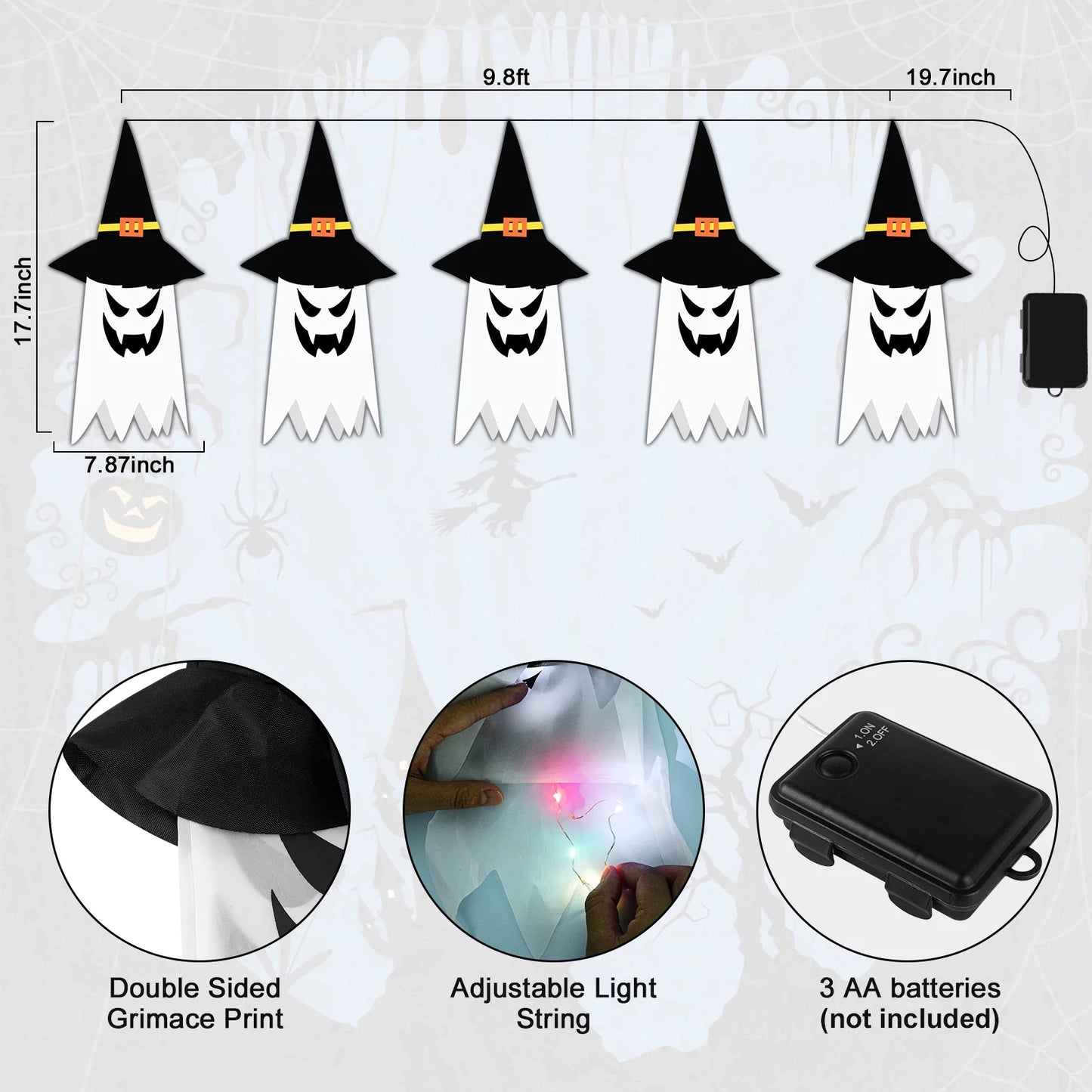 SpookGlow™ Halloween String Lights